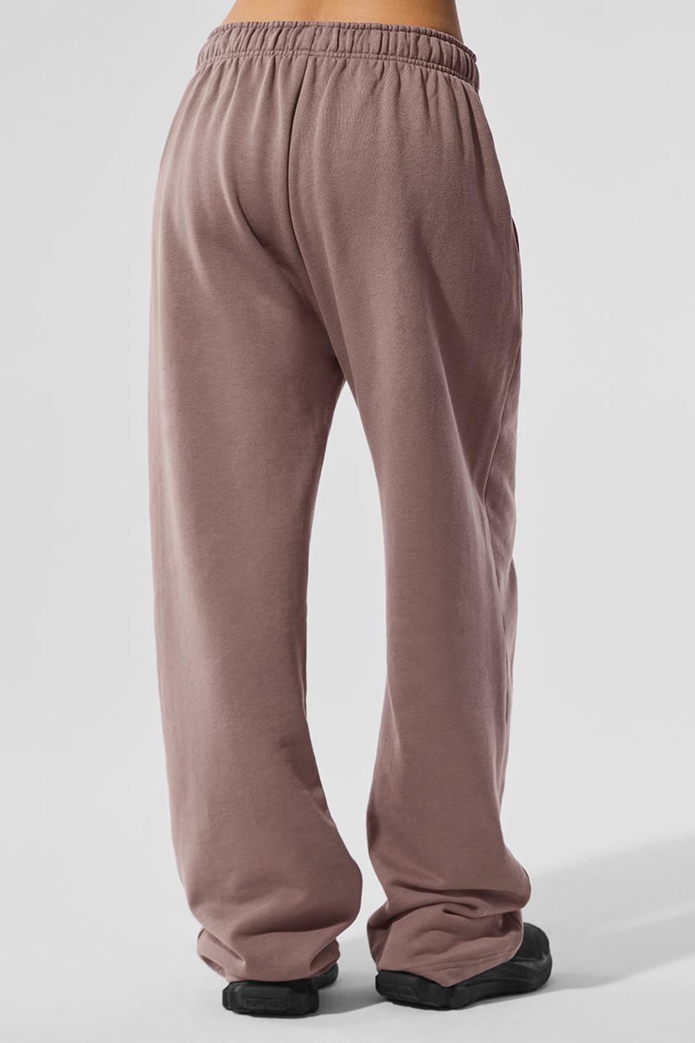 Pantalon Deportivo Alo Yoga Accolade Straight Leg Mujer Mushroom | Chile  15687-ERIO