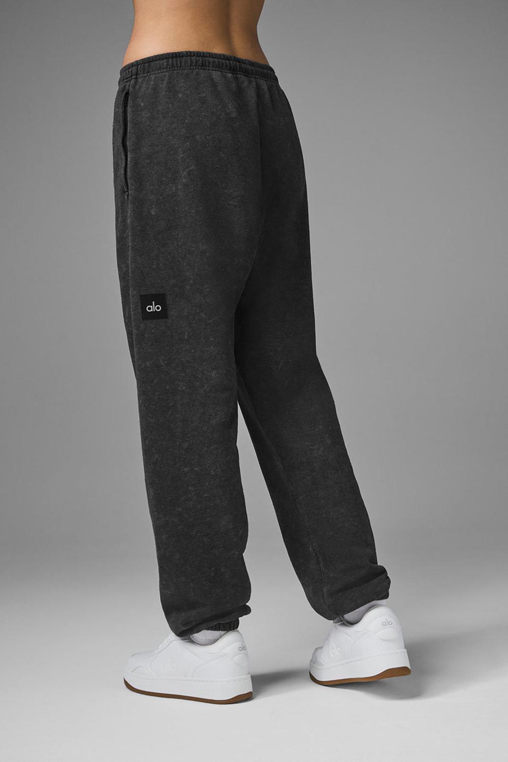 Pantalon Deportivo Alo Yoga Chill Vintage Wash Mujer Negras Azules | Chile  98160-ZKDG
