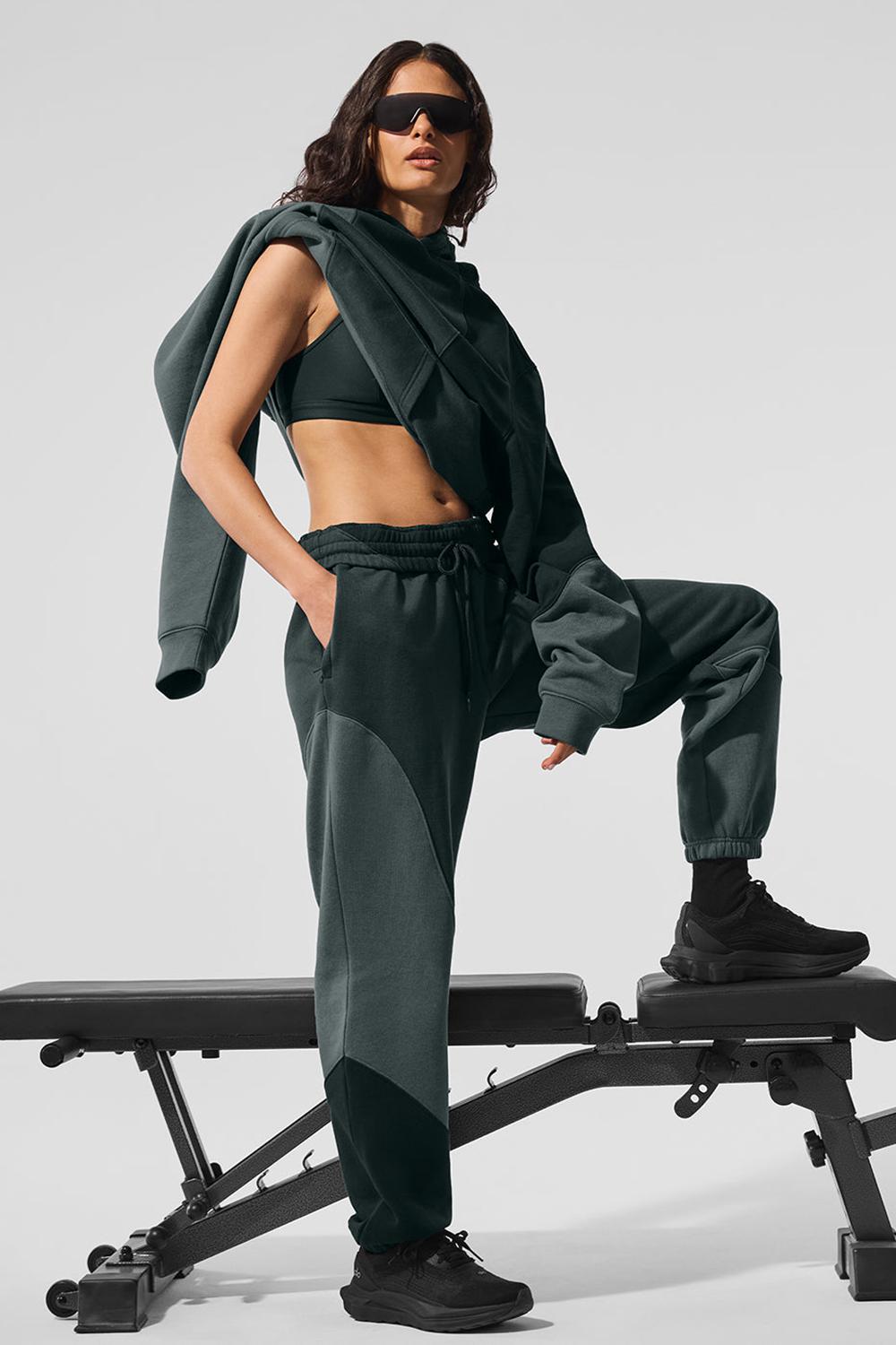 Pantalon Deportivo Alo Yoga Make Waves Mujer Verde | Chile  86349-VBLC