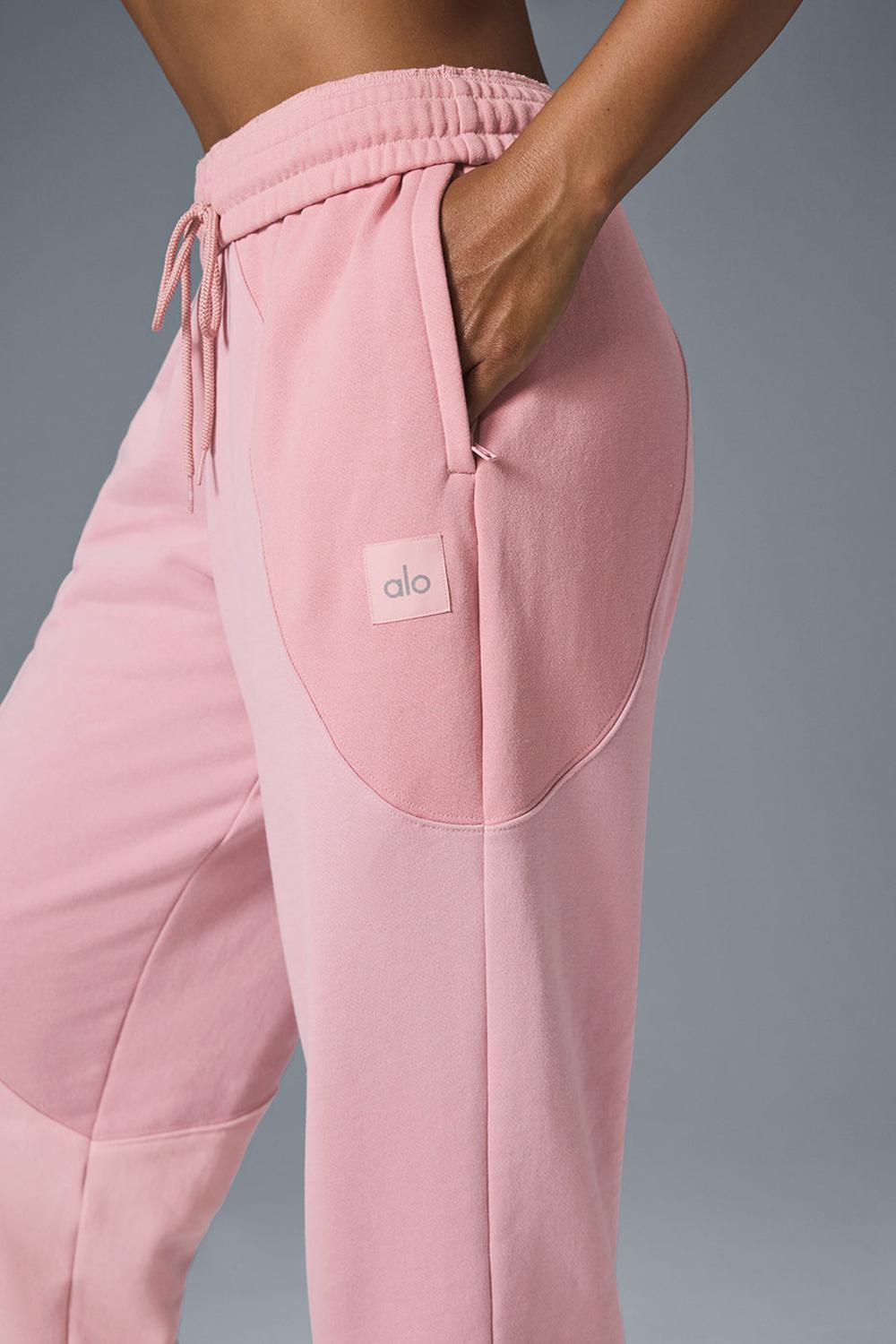 Pantalon Deportivo Alo Yoga Make Waves Mujer Rosas | Chile  07941-PAWD
