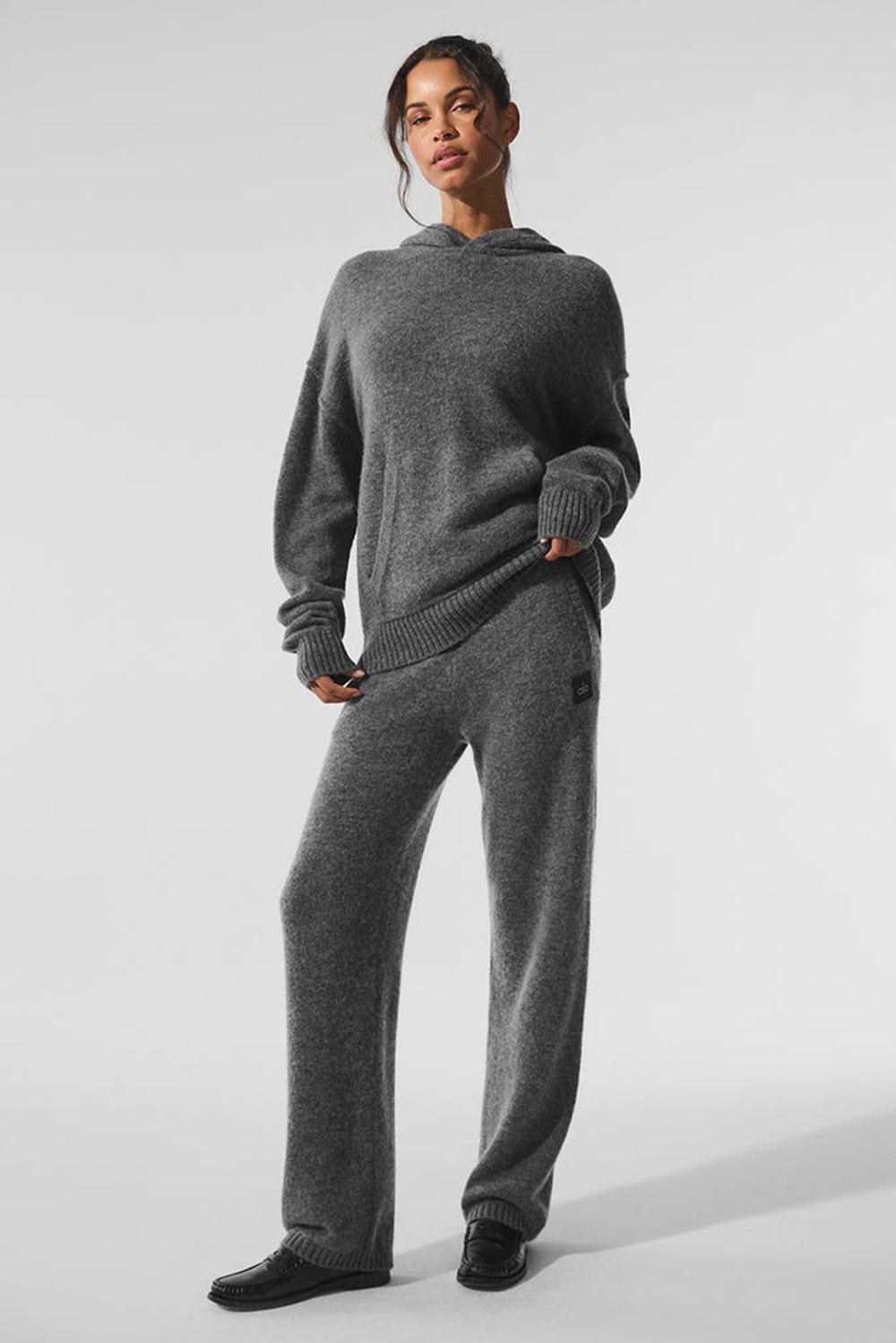 Pantalon Deportivo Alo Yoga New Class Cashmere Mujer Plateadas Gris | Chile  79854-XROD