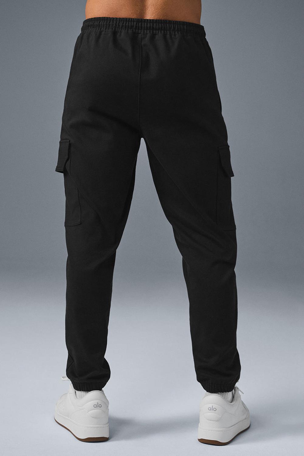 Pantalon Jogger Alo Yoga Edition Sueded Hombre Negras | Chile  42371-ETPR