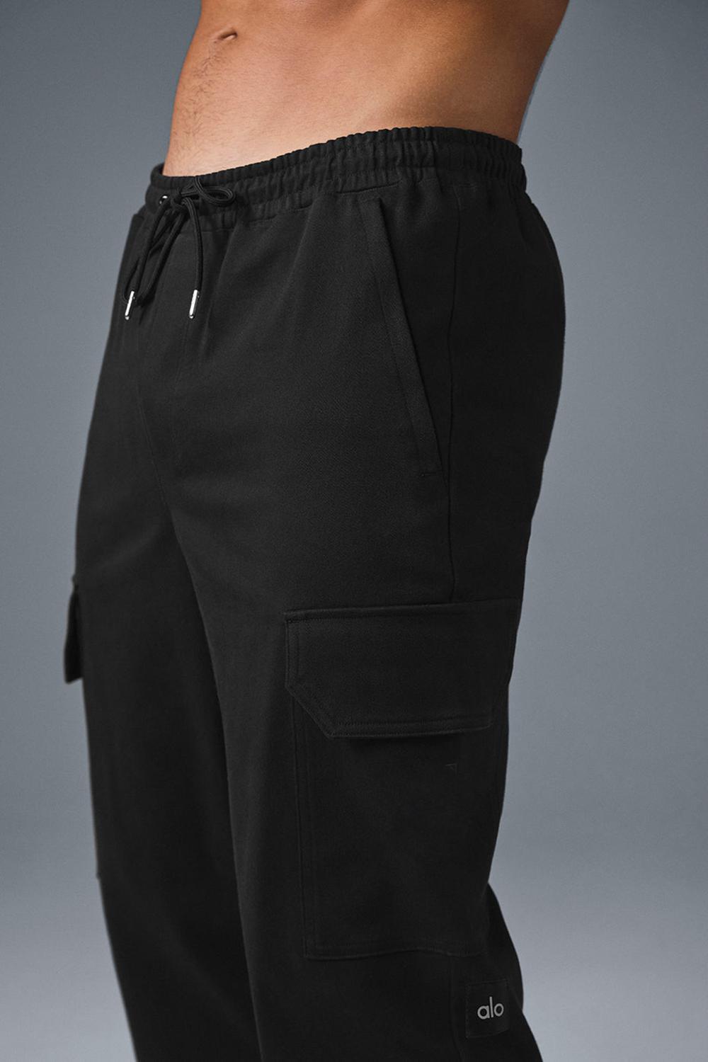 Pantalon Jogger Alo Yoga Edition Sueded Hombre Negras | Chile  42371-ETPR
