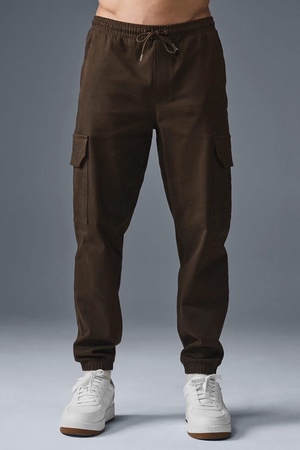 Pantalon Jogger Alo Yoga Edition Sueded Hombre Espresso | Chile  42315-VAMB
