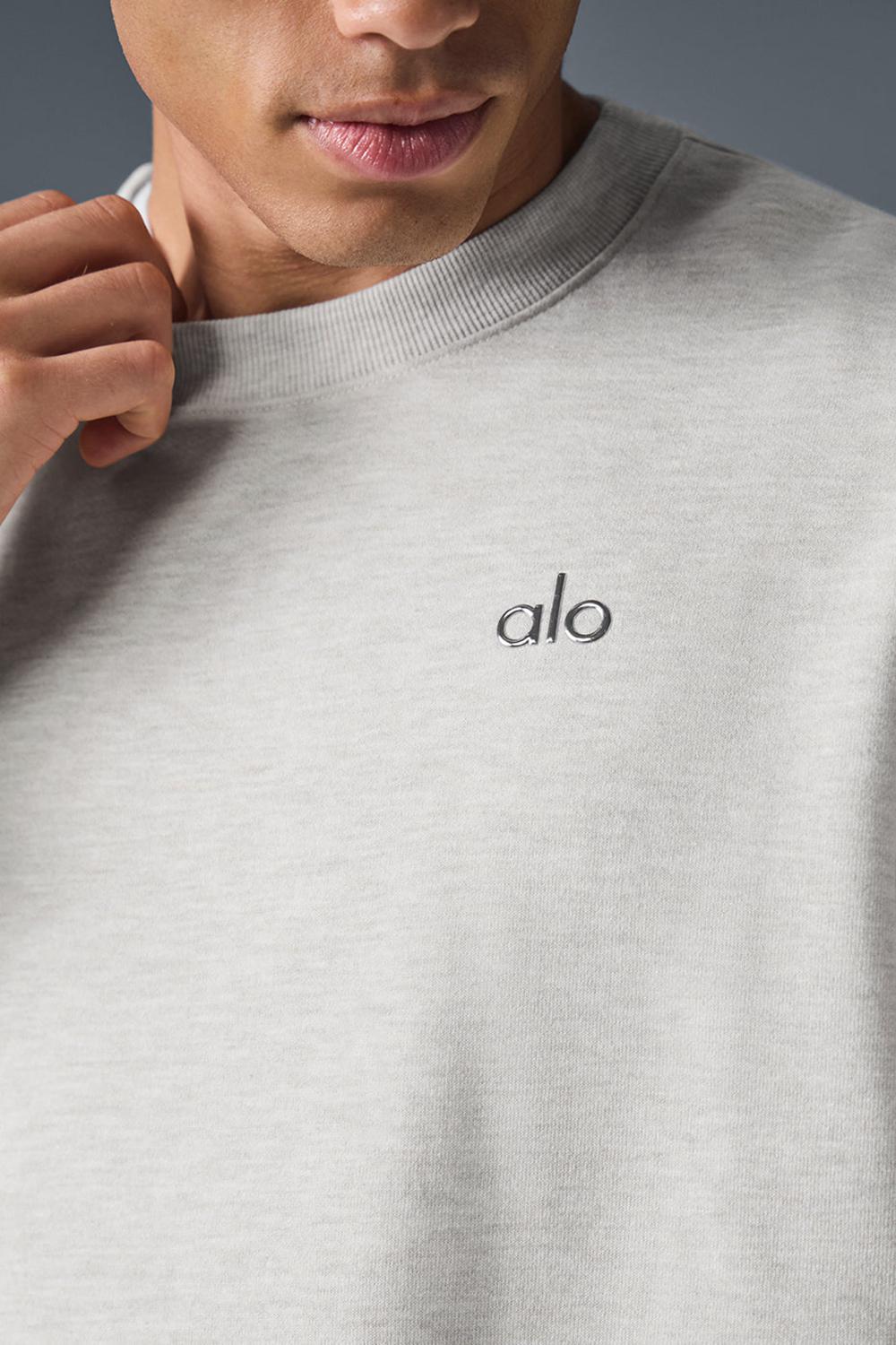 Pullover Alo Yoga Accolade Crew Neck Hombre Blancas | Chile  93460-LJYB