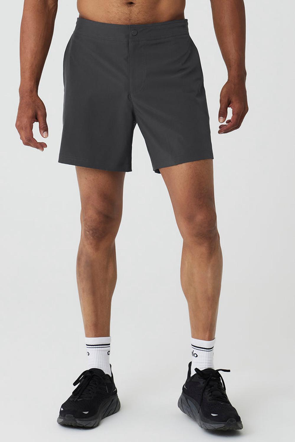 Short Alo Yoga 7\'\' Sport Hombre Anthracite | Chile  04763-IPOG