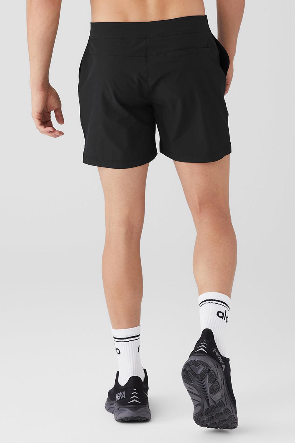 Short Alo Yoga 7'' Sport Hombre Negras | Chile  06928-BUOI