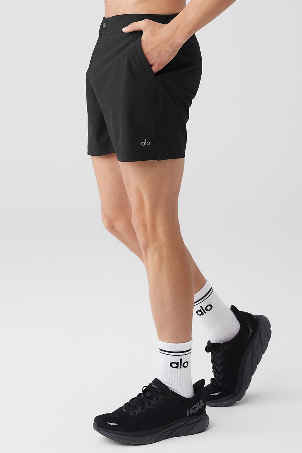 Short Alo Yoga 7'' Sport Hombre Negras | Chile  06928-BUOI