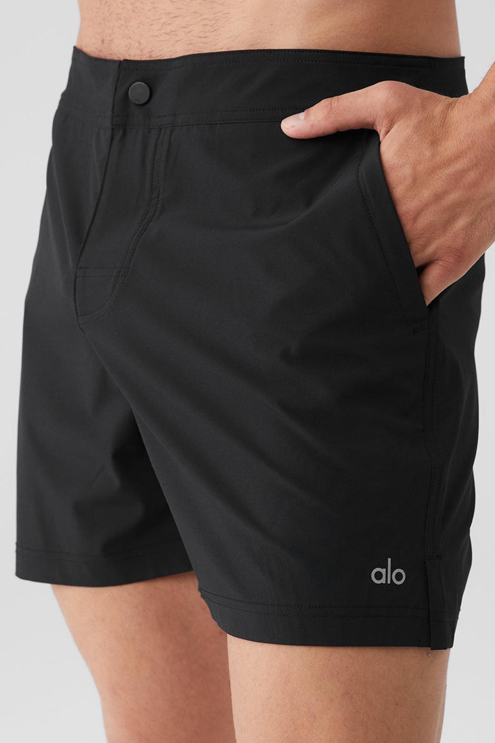 Short Alo Yoga 7'' Sport Hombre Negras | Chile  06928-BUOI