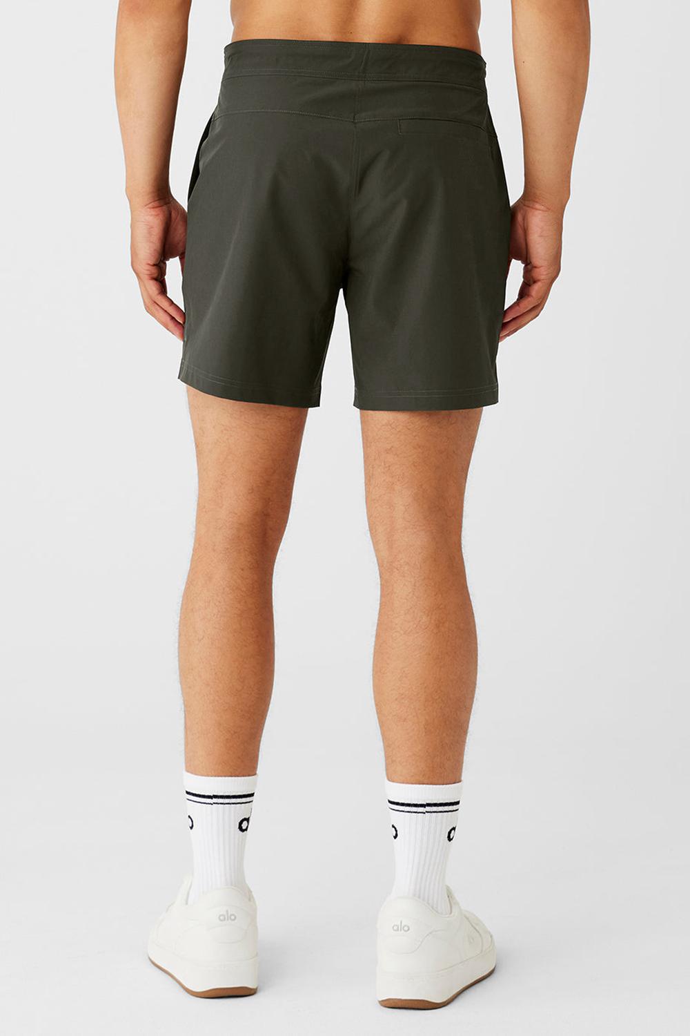 Short Alo Yoga 7'' Sport Hombre Verde | Chile  92104-TFRX