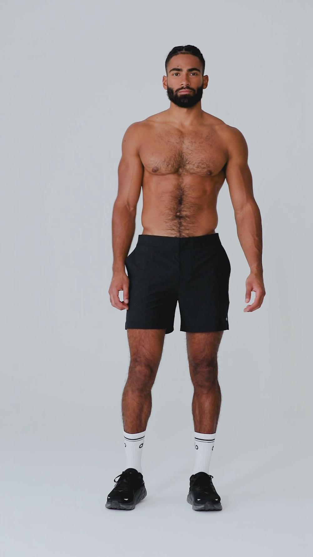Short Alo Yoga 7'' Sport Hombre Verde | Chile  92104-TFRX
