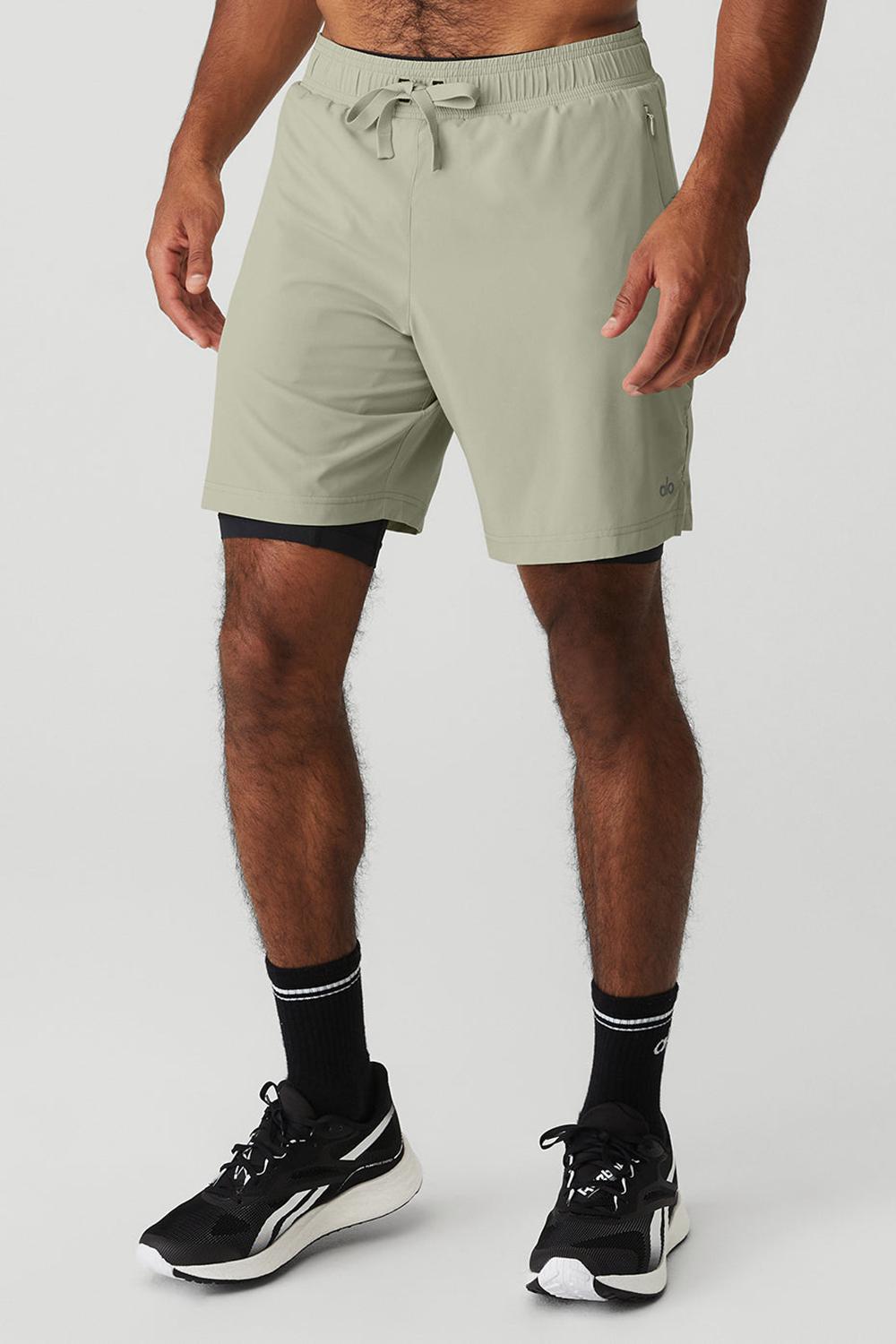 Short Alo Yoga 7'' Unity 2 In 1 Hombre Negras | Chile  39726-YXIF