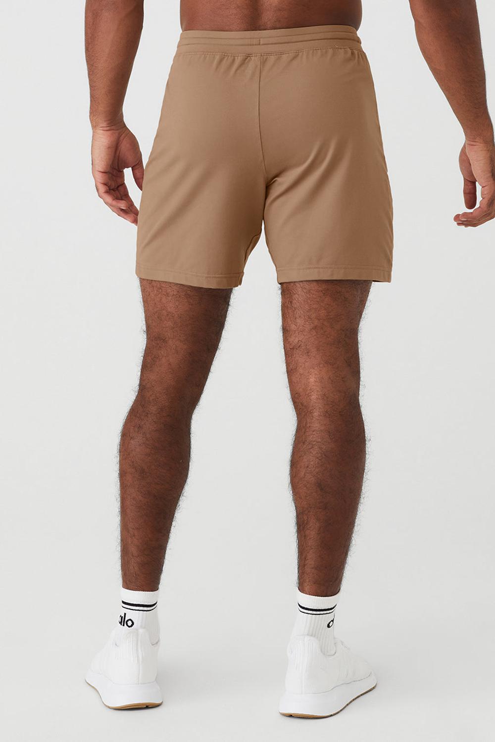 Short Alo Yoga Conquer Reform Hombre Gravel | Chile  71394-JFCS