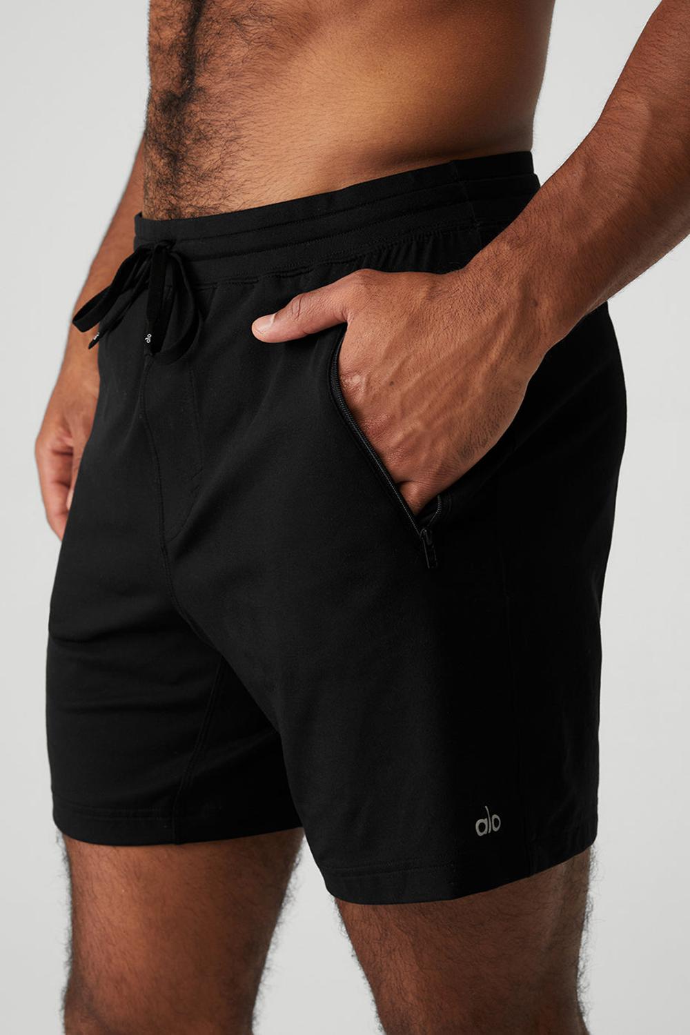 Short Alo Yoga Conquer Reform Hombre Negras | Chile  79856-IYSV