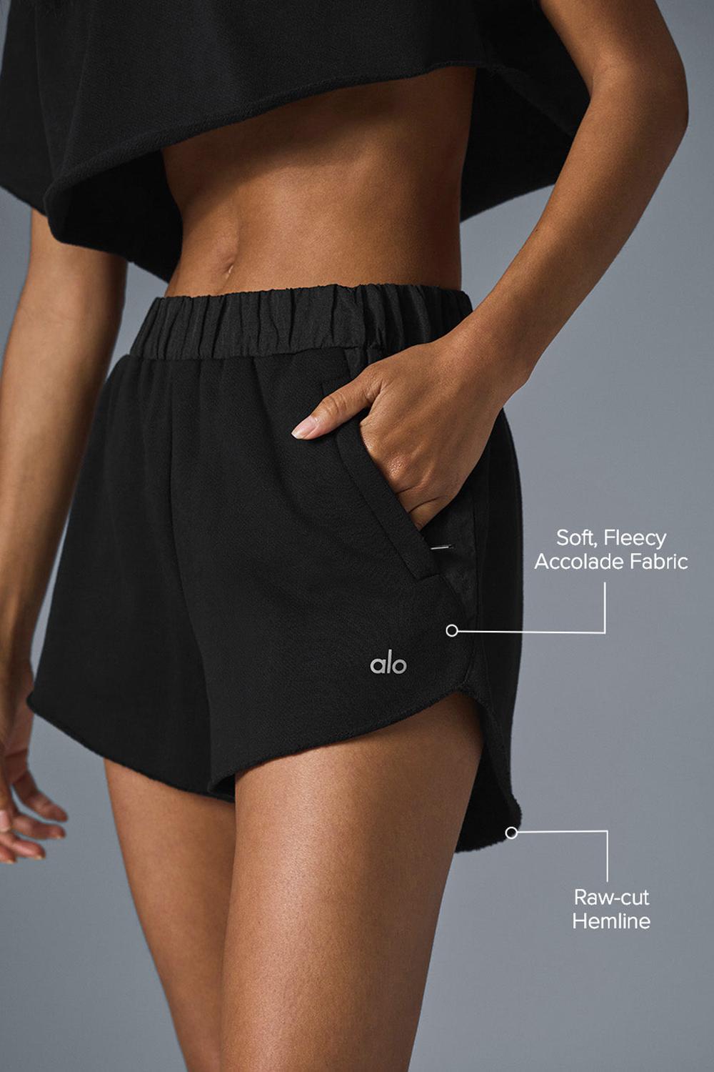 Short Alo Yoga In The Air Dolphin Mujer Negras | Chile  94156-UWXJ