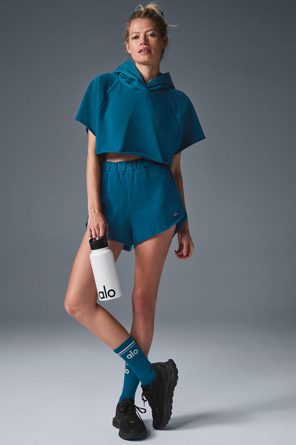 Short Alo Yoga In The Air Dolphin Mujer Azules | Chile  32965-IFLR