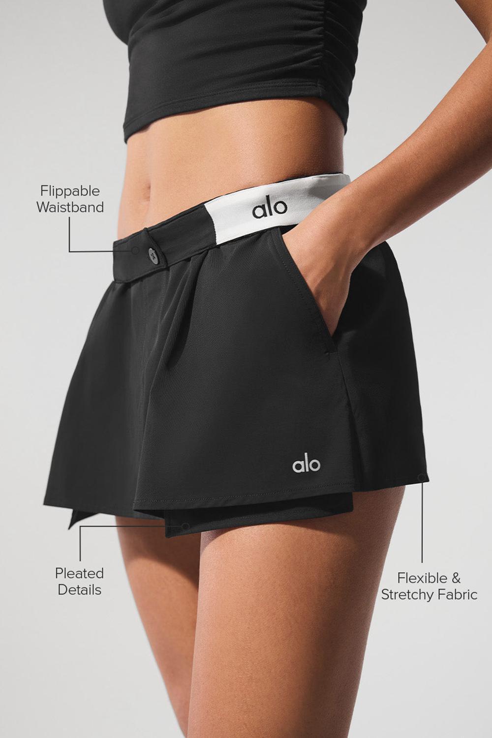 Skort Alo Yoga Flip It Mini Skort Mujer Negras | Chile  01834-UDXS