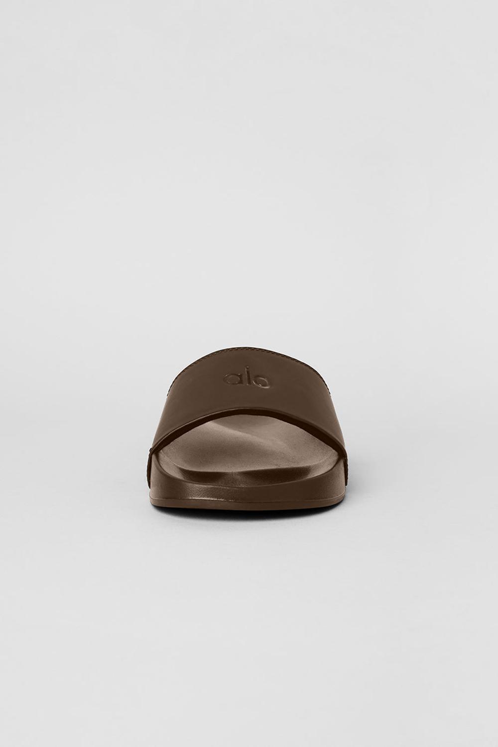 Slide Alo Yoga Unisex It Slide Hombre Espresso | Chile  80735-HWSJ