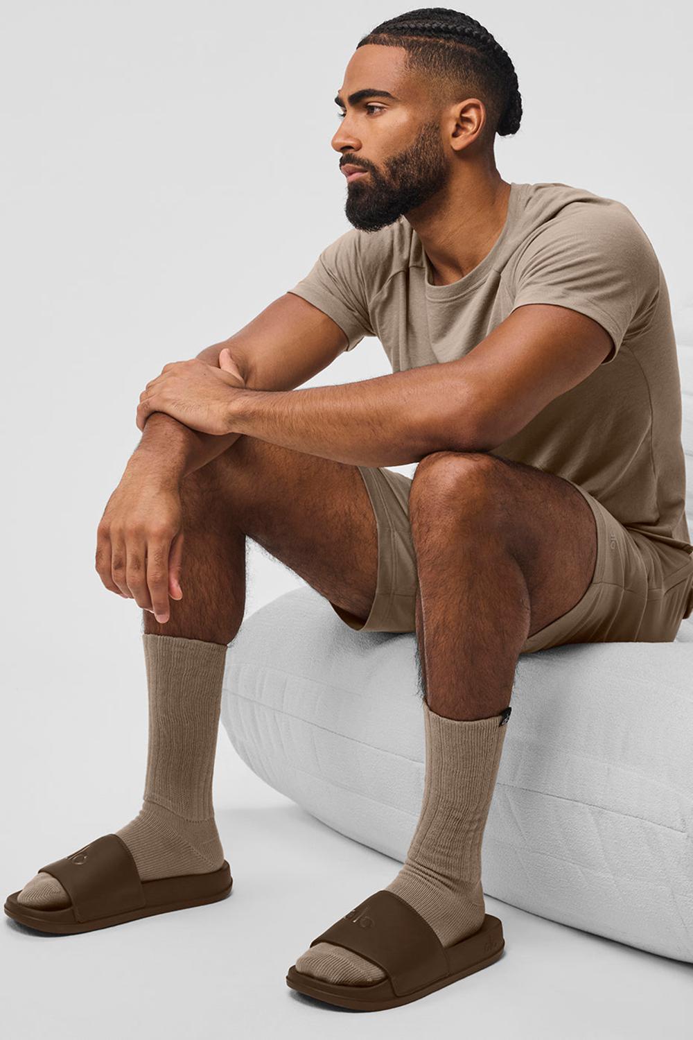 Slide Alo Yoga Unisex It Slide Hombre Espresso | Chile  80735-HWSJ