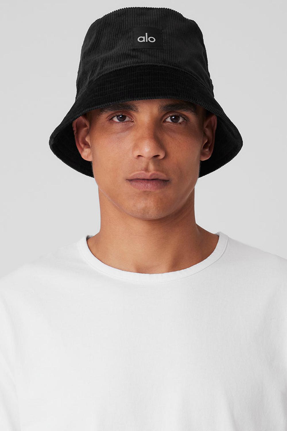 Sombreros De Pescador Alo Yoga Corduroy Neighborhood Hombre Negras | Chile  81674-GVIQ
