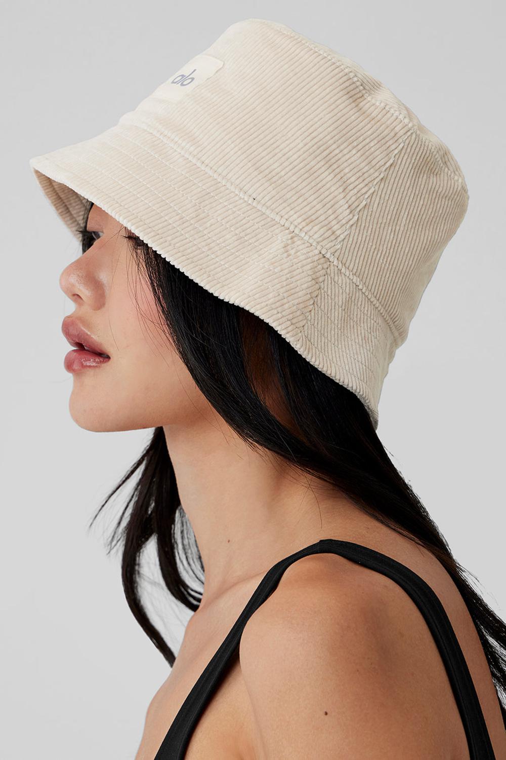 Sombreros De Pescador Alo Yoga Corduroy Neighborhood Mujer Bone | Chile  06987-DPTL