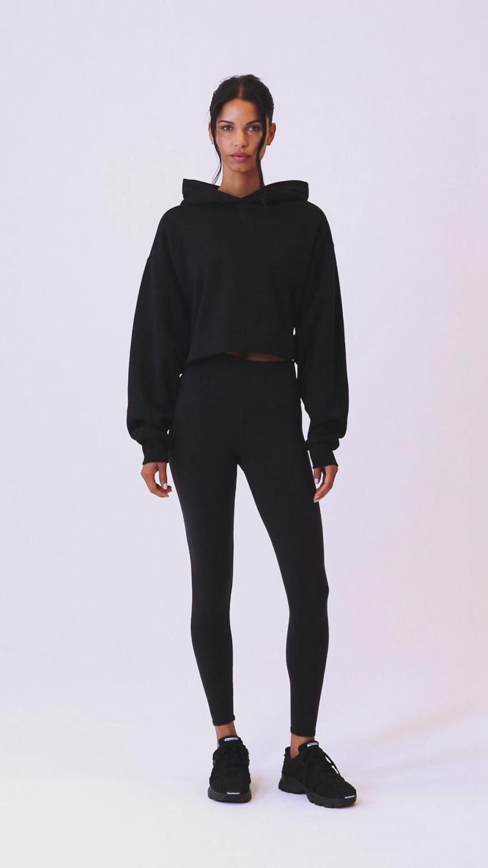 Sudadera con Capucha Alo Yoga Bae Mujer Gris | Chile  16720-JAVY