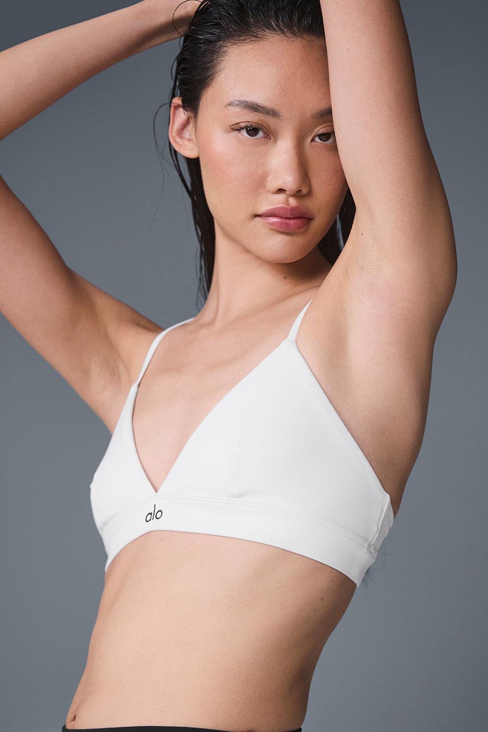 Sujetador Deportivo Alo Yoga Splendor Mujer Blancas Negras | Chile  27139-TYQO