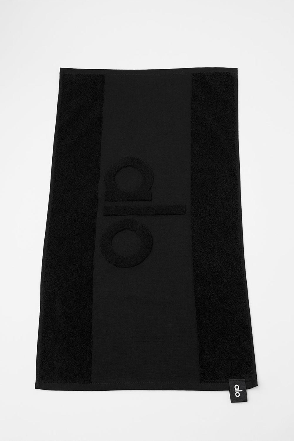 Toalla Alo Yoga Keep It Cool Gym Mujer Negras | Chile  86542-EOSN
